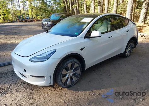 2022 Tesla Model Y Long Range Dual Motor All-Wheel Drive из США, поврежденный, VIN 7SAYGDEE4NF425579